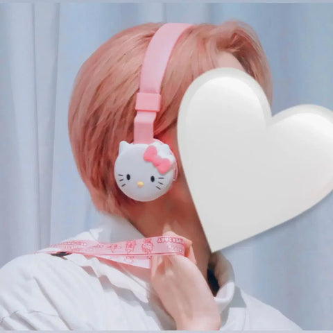 Fan sign item) Hello Kitty Headset