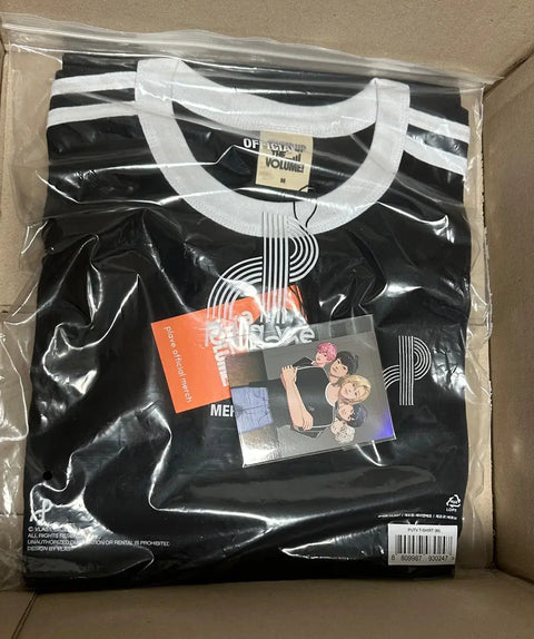 PLAVE Ringer T-shirt, unopened, includes photocard, selling at original price.