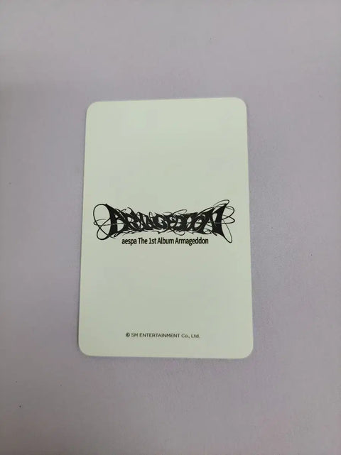 aespa Armageddon Ketaphor Winter photocard transfer