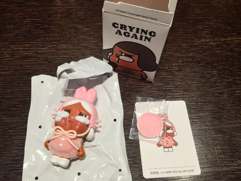 CRYBABY Crying Rabbit Figure Crying Again Series Pop Mart Official Product