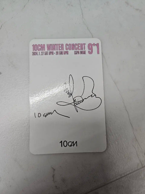 10cm Kwon Jung-yeol photocard