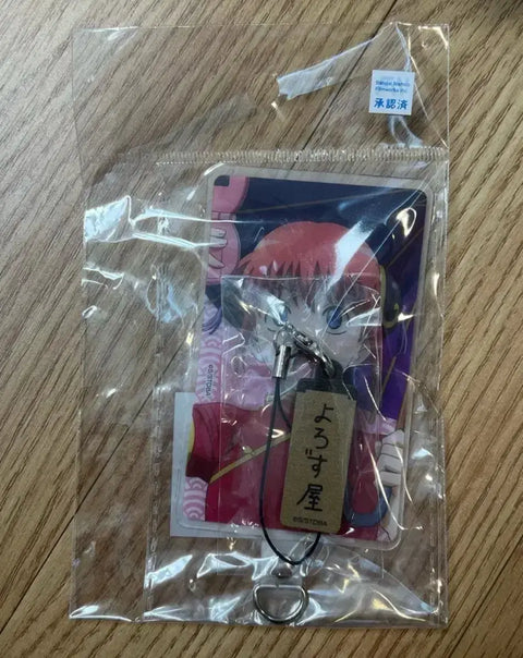 Gintama Kagura Phone Strap Wooden Keyring Keychain Yorozuya Unopened