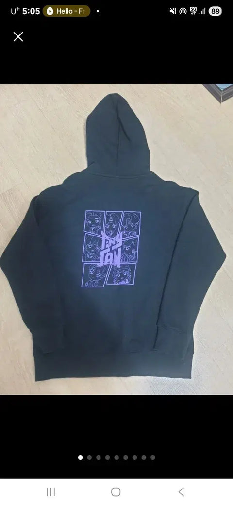 BTS Bangtan Boys TinyTAN Hoodie Zip-Up M