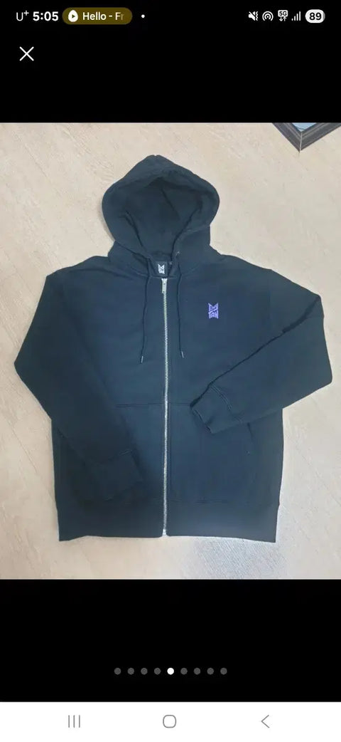 BTS Bangtan Boys TinyTAN Hoodie Zip-Up M