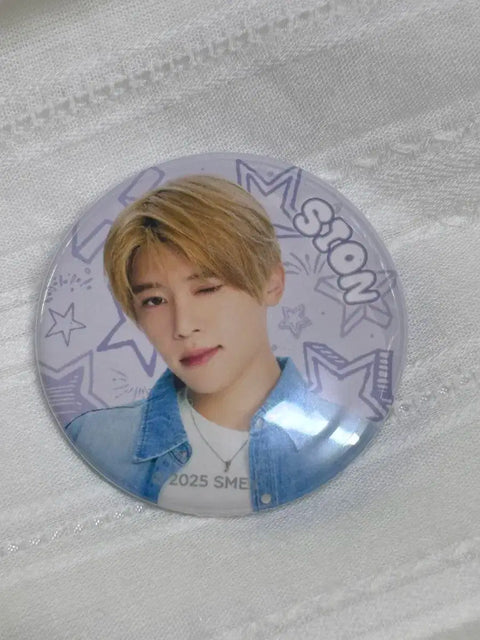 NCT Wish Fan Meeting Matsuri Sion Pin Button Bean Badge