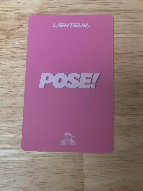 Lightsum Hina Pose Qubistory Unreleased Photo Card
