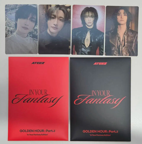Ateez In Your Fantasy Photocards Album Seonghwa, selling all together.