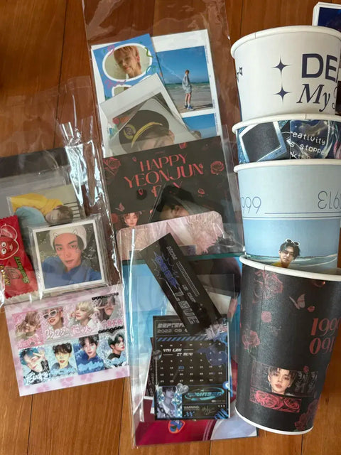 TXT Yeonjun unofficial goods all together