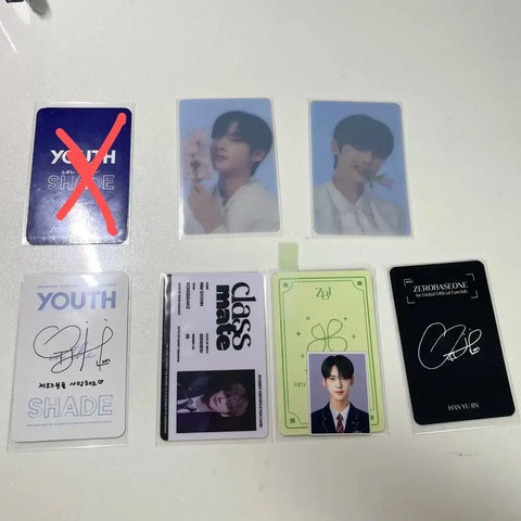 ZEROBASEONE Han Yujin Kim Gyubin Bulk Photocards Transfer Kongdakz