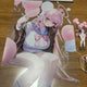 Blue Archive Hanako Keyring Omamori Poster Acrylic Stand Set