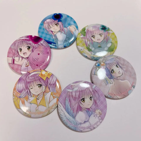 Shugo Chara! Shugo Chara! Any Original Art Transformation Illustration Can Badge Pin Button 6 Types