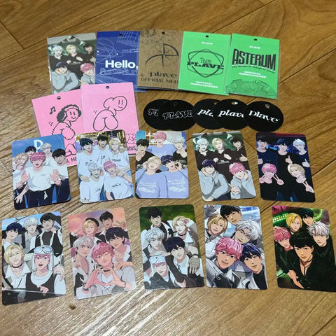Plave clothing goods text collection group photocard bulk transfer