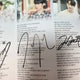 Lee Chae-min's autographed "Bunny and the Boys" leaflet