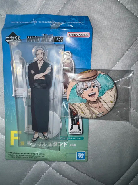 Wind Breaker Windbreaker Umemiya Acrylic Stand + Onsen Badge