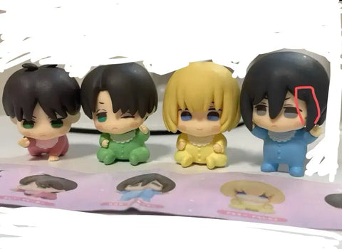 Attack on Titan Agatan's Figure Gacha Levi Armin Eren Mikasa