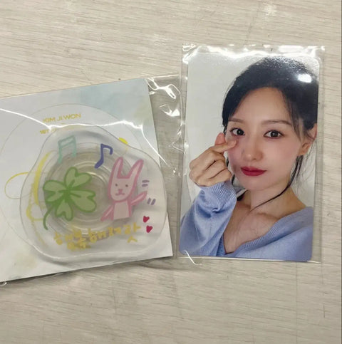 Kim Ji-won fan meeting MD photocard, grip tok