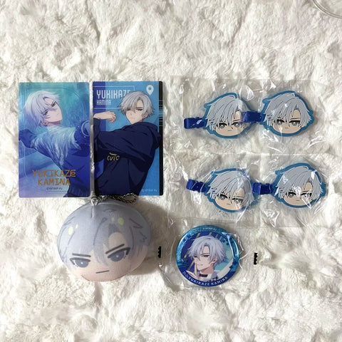 Atree 18trip Kamina Yukikaze Manju Mini Colle Can Badge Clear Card