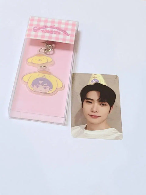 Sanrio NCT 127 Jaehyun Birthday Package Photocard Keychain