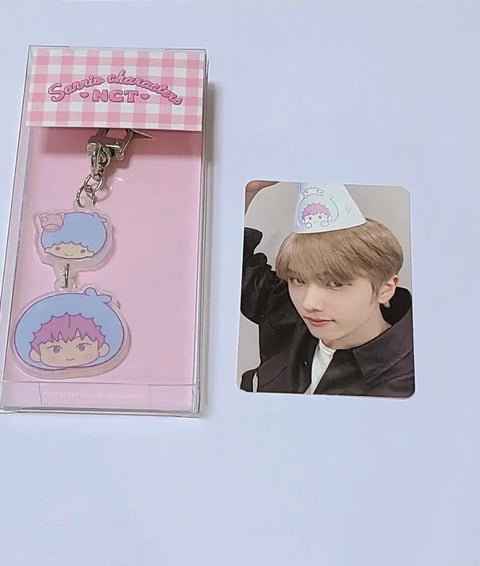 NCT Sanrio Jisung photocard keyring birthday package