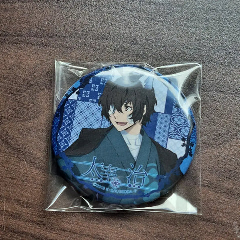 Bungo Stray Dogs Dazai Osamu Can Badge Dead Apple Dark Era Trading