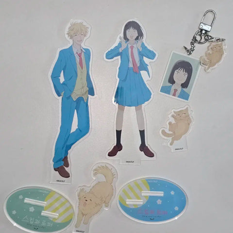 Skip and Loafer Acrylic Stand Keyring Bundle