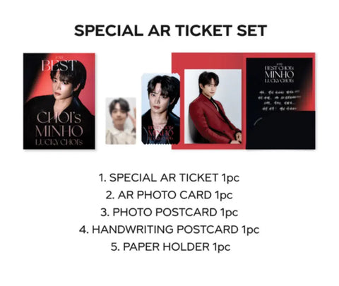 SHINee Minho Lucky Choice Fan Meeting AR Ticket + Photocard