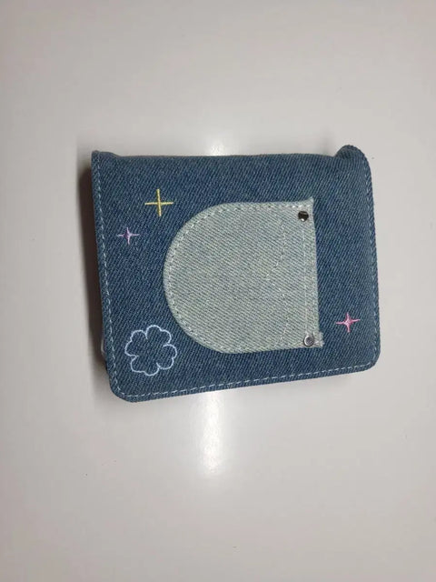 Denim photocard binder