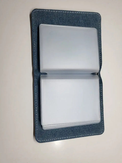 Denim photocard binder