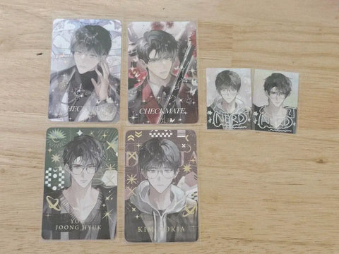 Selling Addiction Glasses Photocard Set Checkmate Photocard.