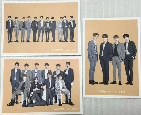 Wanna One Park Jihoon Ghana Chocolate Postcard Set of 3