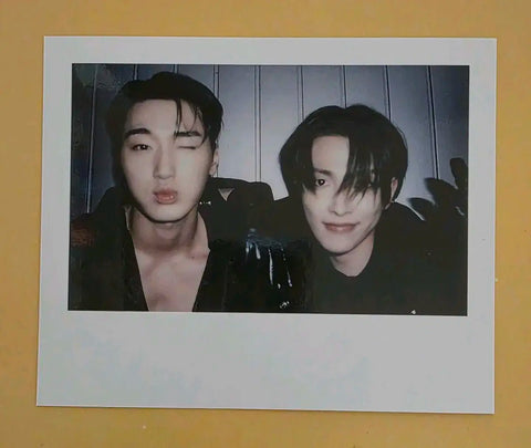 ATEEZ In Your Fantasy Makestar Luckydraw Polaroid - Choi San & Hongjoong