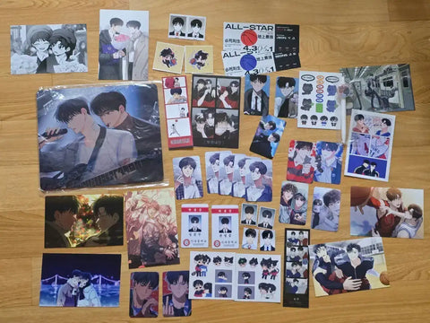 Garbage Time, Gabta, Bread Jun, Goods, Jeon Young-jung, Seong Jun-soo, Lucky Draw, All Attendee Gift, Photocard, Postcard, Sticker