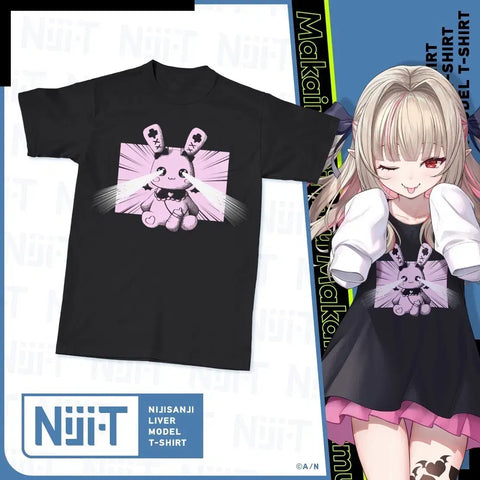 Nijisanji Makaino Ririmu T-shirt Nijiti Sales Transfer