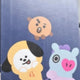 Selling BT21 snow globes.