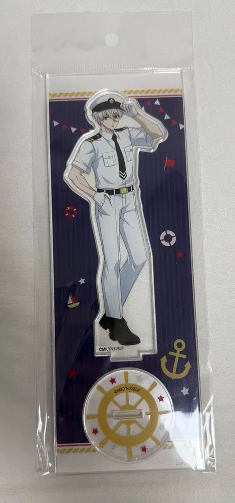 Blue Lock Nagi Seishiro Marine Look Acrylic Stand Look Up Figure Goods Badge