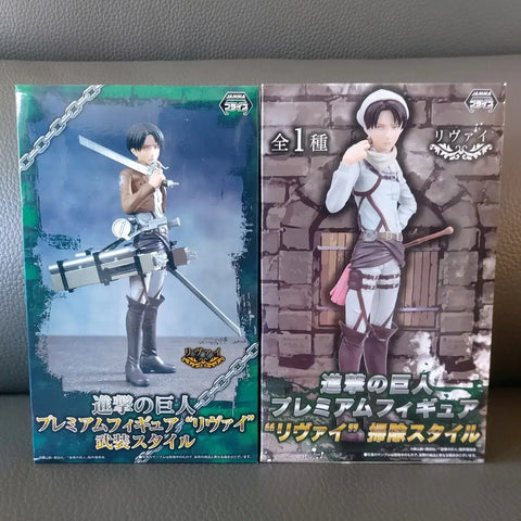 Attack on Titan Levi Sega Premium Armed Cleaning Figure Set
