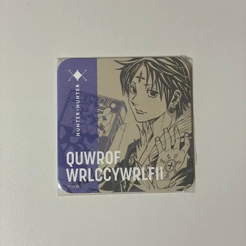 Hunter x Hunter Square Coaster Chrollo