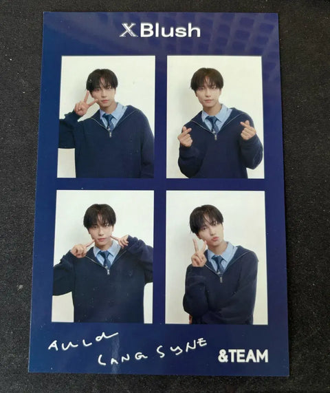 &TEAM TAKI XBLUSH China Magazine Life4Cut Benefit Photocard Acestar