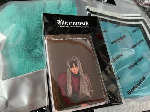 Unopened G-Dragon GD Scarf Cover Sticker Bundle