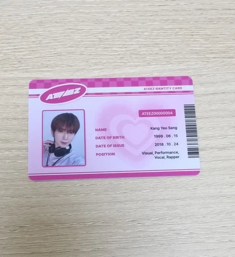 ATEEZ Yeosang Mini Record Benefit Student ID