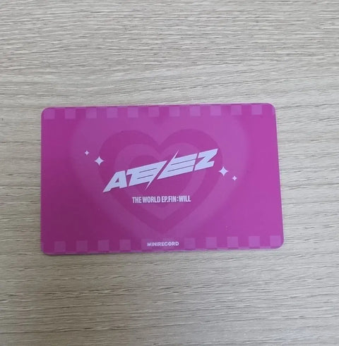 ATEEZ Yeosang Mini Record Benefit Student ID