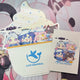 Blue Archive Cafe Memorial Goods Set Special Gift Fan Sticker