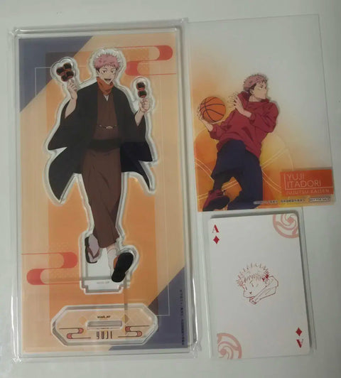 Jujutsu Kaisen Itadori Yuji Marukuji Kimono Onsen Acrylic Goods Special Basketball Card