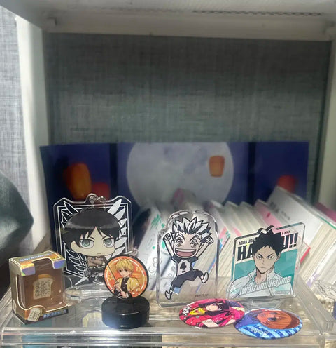 Attack on Titan, Haikyu!! acrylic stand bundle