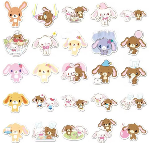 Sugar Bunnies Die-Cut Sticker Random Set | Sugar Bunnies Stickers