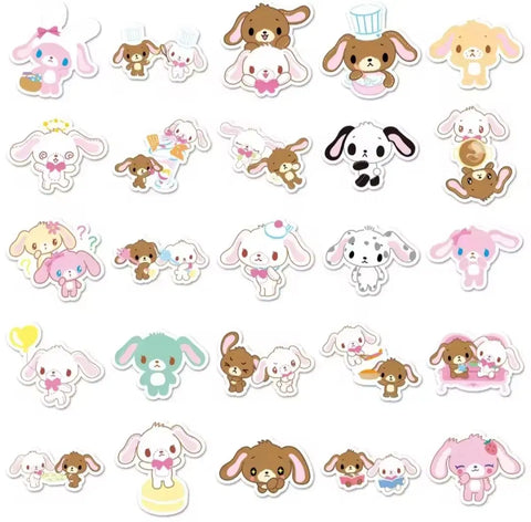 Sugar Bunnies Die-Cut Sticker Random Set | Sugar Bunnies Stickers