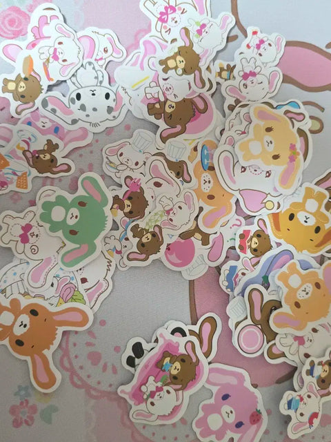 Sugar Bunnies Die-Cut Sticker Random Set | Sugar Bunnies Stickers