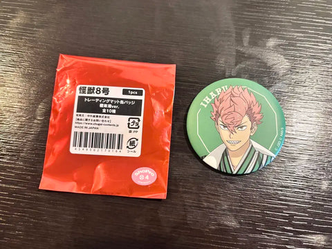 Kaiju No. 8 Anime Version Trading Mat Can Badge Gokurakuyu Iharu