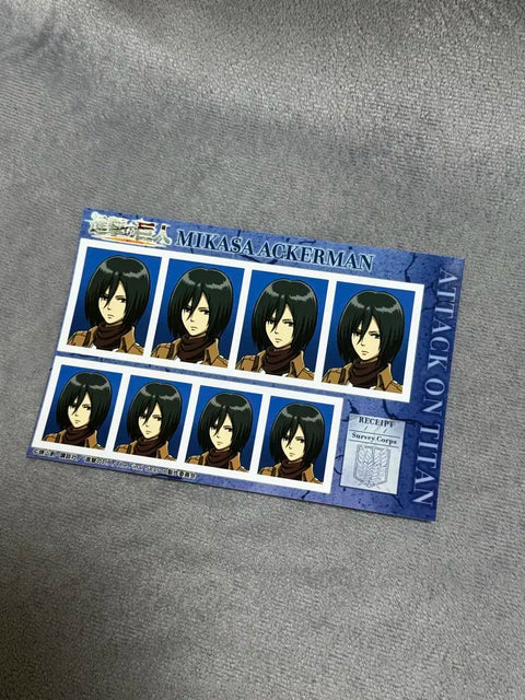 Attack on Titan Mikasa ID photo