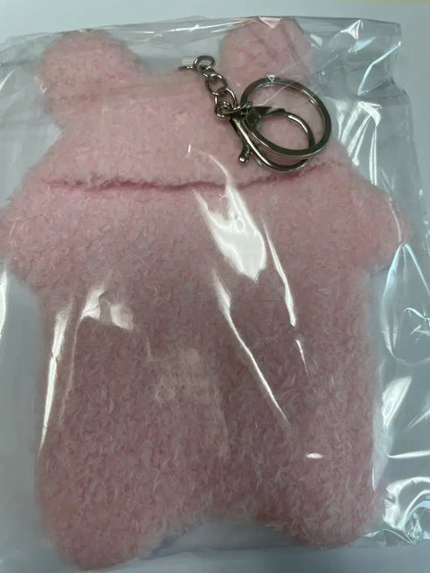 Pink bunny photocard holder